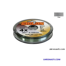 Леска Sunline SIGLON TIPPET 30 м Clear 0.104mm 1 кг